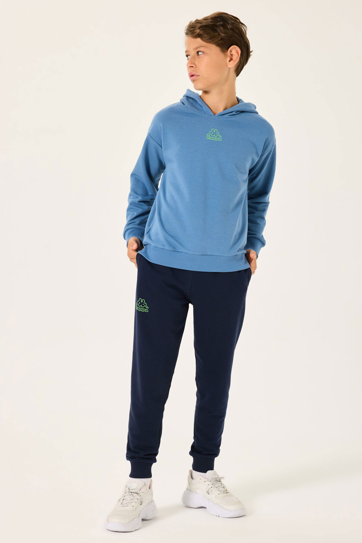 Kappa - Kappa Erkek Çocuk Mavi Eşofman Takımı