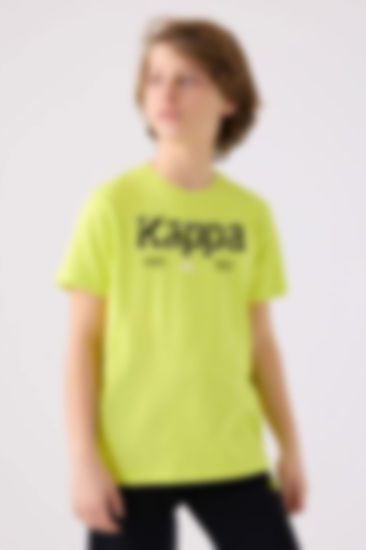 Kappa - Kappa Erkek Çocuk Fıstık Yeşil T-Shirt