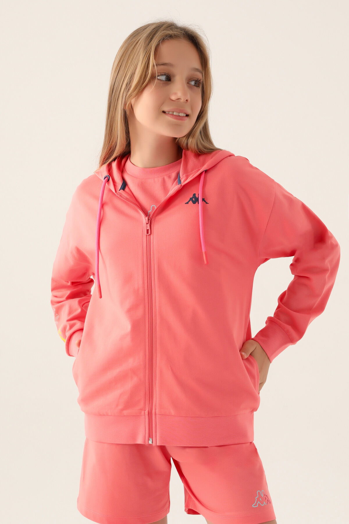 Kappa - Kappa Kız Çocuk Pembe Hırka (1)