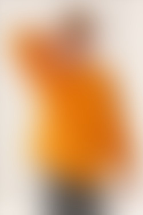 Kappa - Kappa Oranj Bisiklet Yaka Kol Detay Erkek Çocuk Sweatshirt