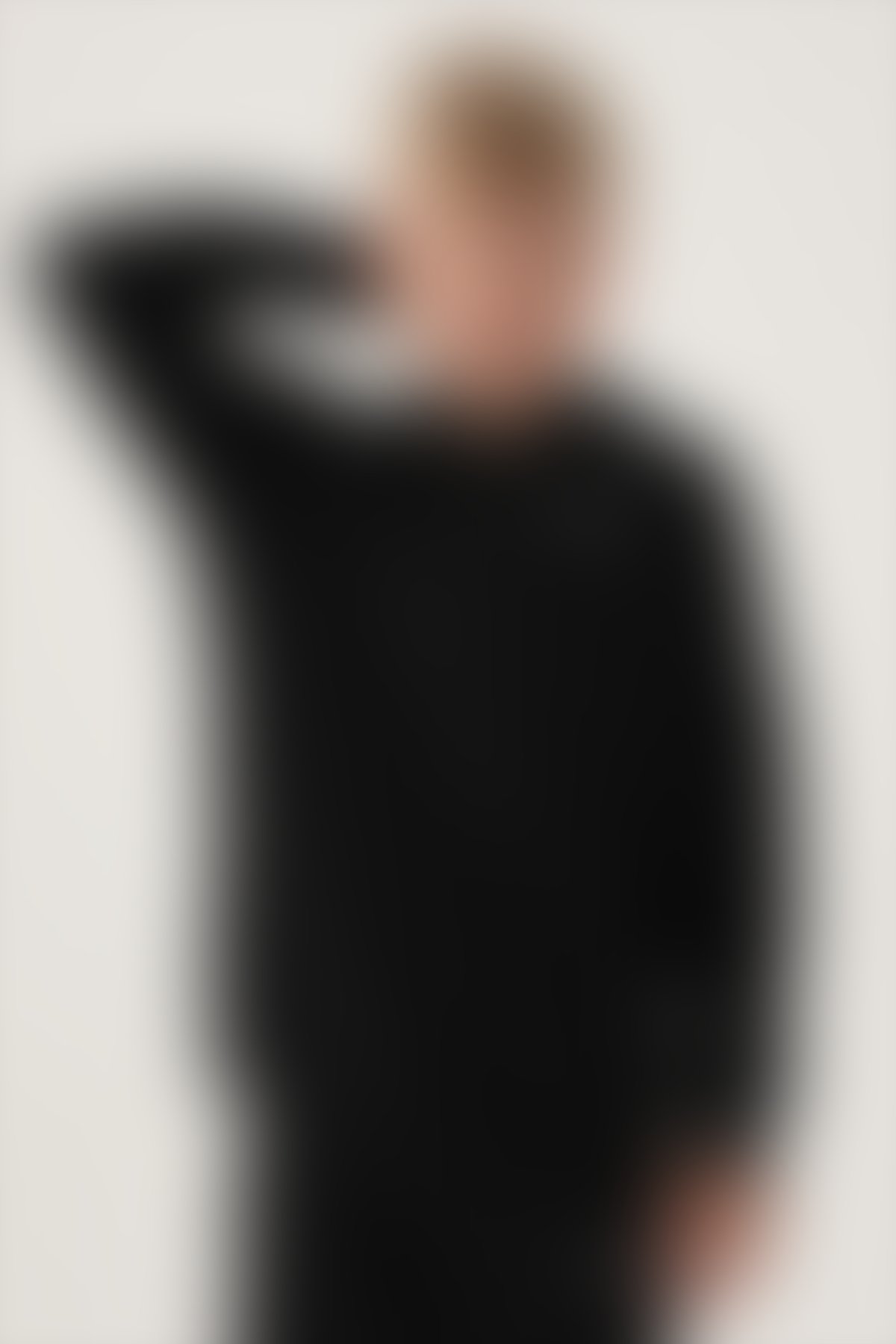 Kappa - Kappa Siyah Yaka Fermuarlı Baskı Detay Erkek Çocuk Sweatshirt