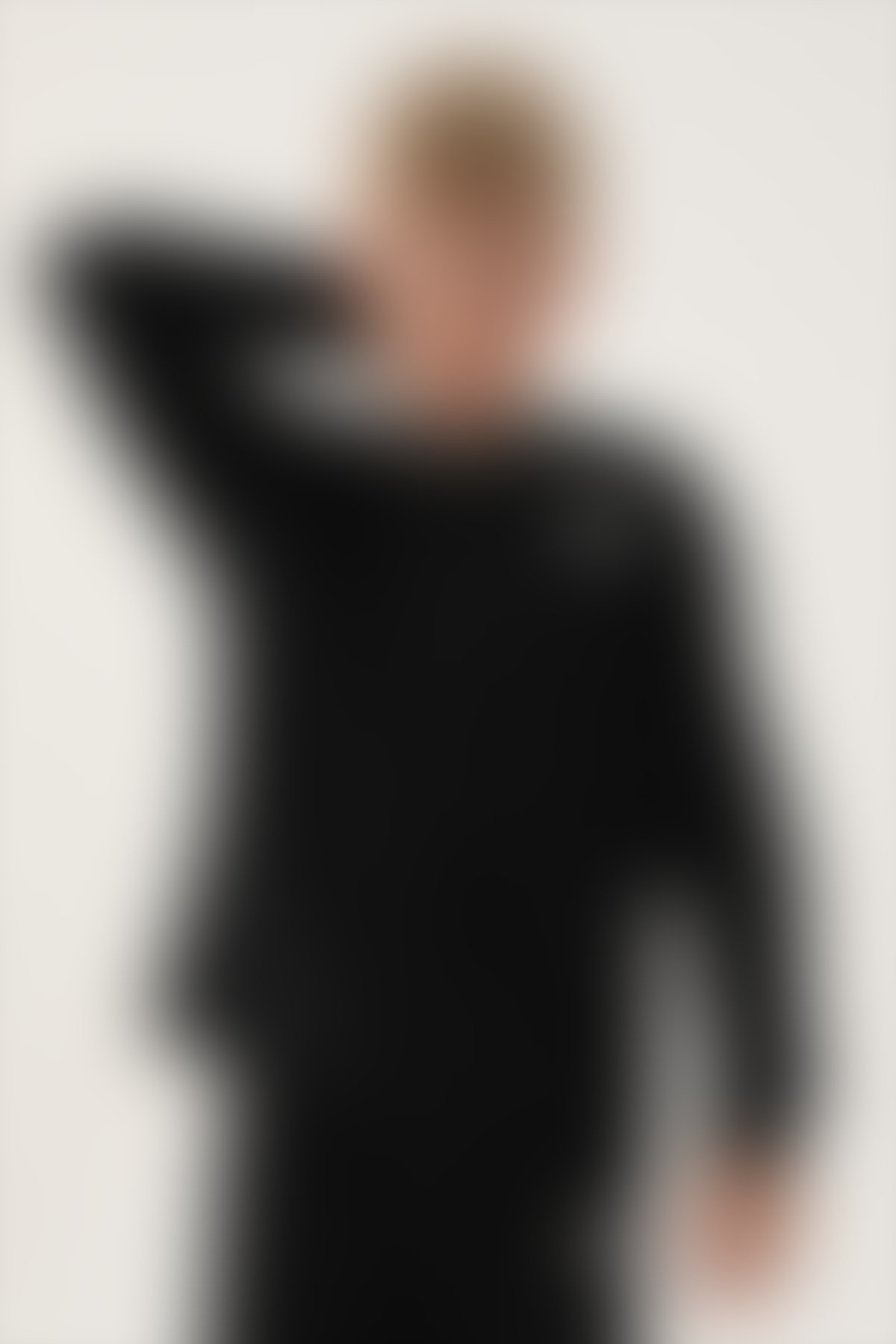 Kappa - Kappa Siyah Kol Baskı Detay Kapüşonlu Erkek Çocuk Sweatshirt