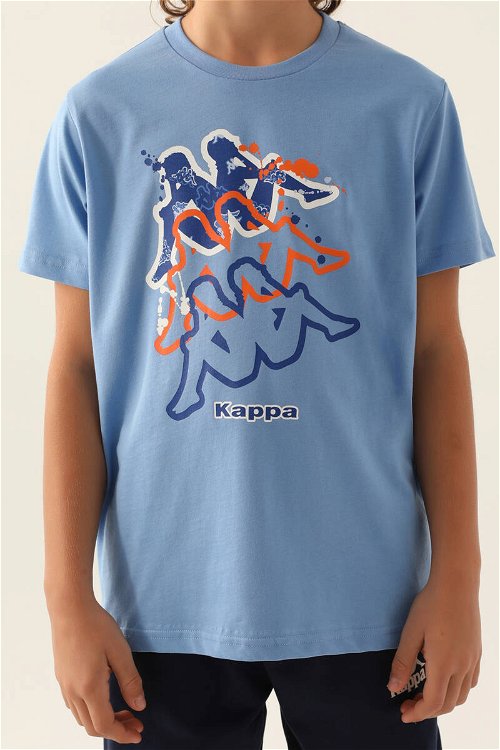 Kappa Painted İndigo Erkek Çocuk T-Shirt