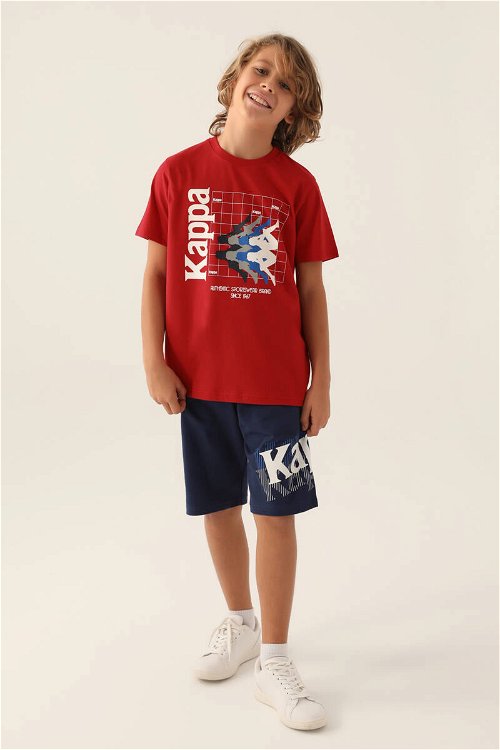 Kappa Swear Kırmızı Erkek Çocuk T-Shirt