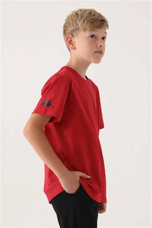 Kappa Kırmızı Basic Erkek Çocuk T-Shirt