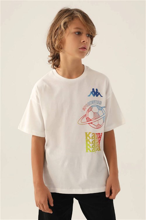 Kappa Boll Krem Erkek Çocuk T-Shirt