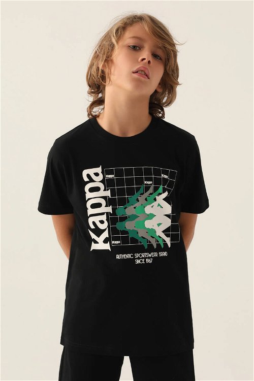 Kappa Swear Siyah Erkek Çocuk T-Shirt