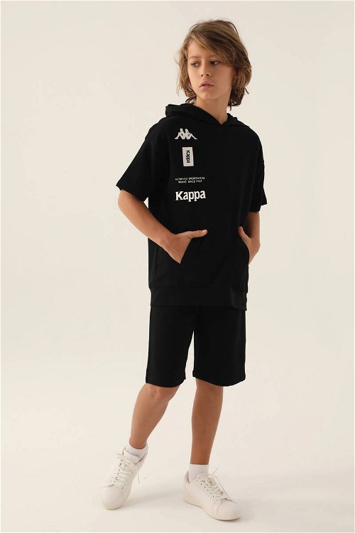 Kappa Est Siyah Erkek Çocuk T-Shirt