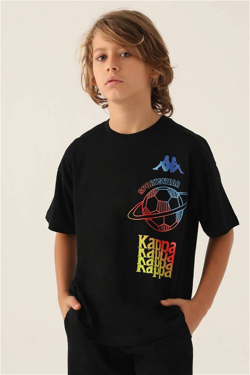 Kappa Boll Siyah Erkek Çocuk T-Shirt