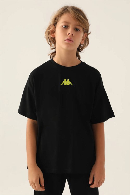 Kappa Style Siyah Erkek Çocuk T-Shirt