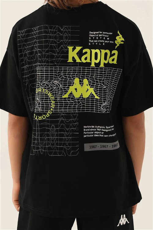 Kappa Style Siyah Erkek Çocuk T-Shirt