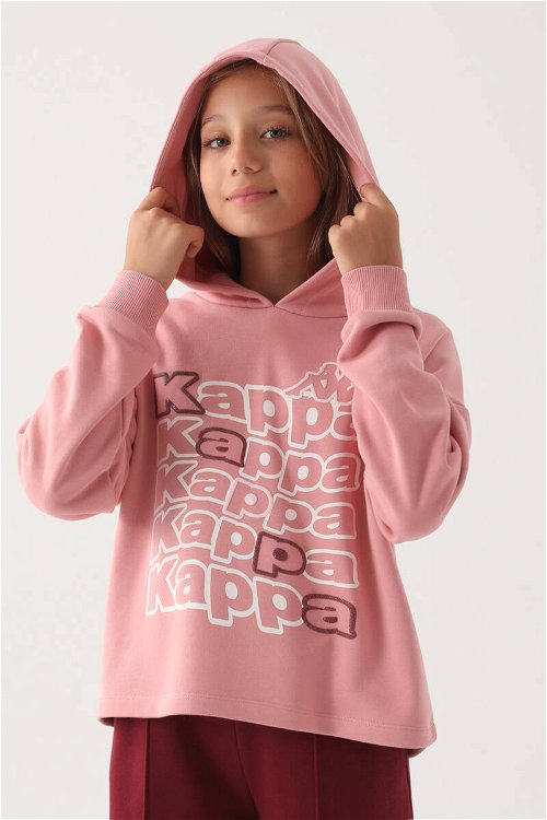 Kappa Kız Çocuk Pembe Sweatshirt