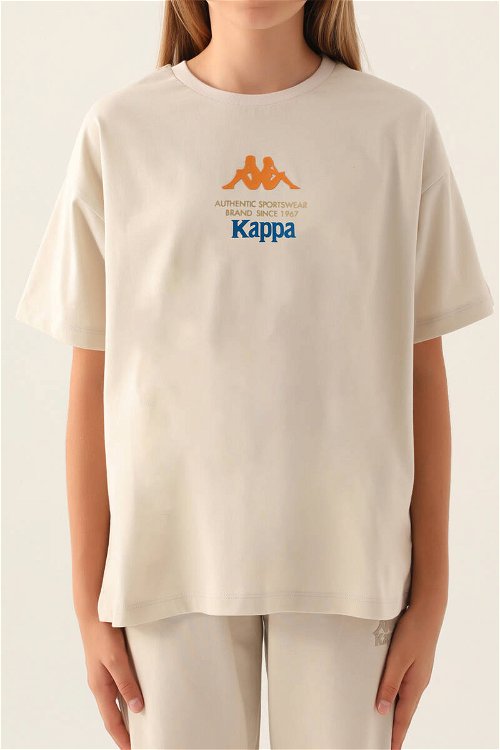 Kappa Sportswear Bej Kız Çocuk T-Shirt