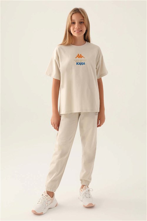 Kappa Sportswear Bej Kız Çocuk T-Shirt