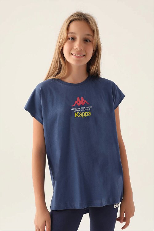 Kappa Authentic Lacivert Kız Çocuk T-Shirt