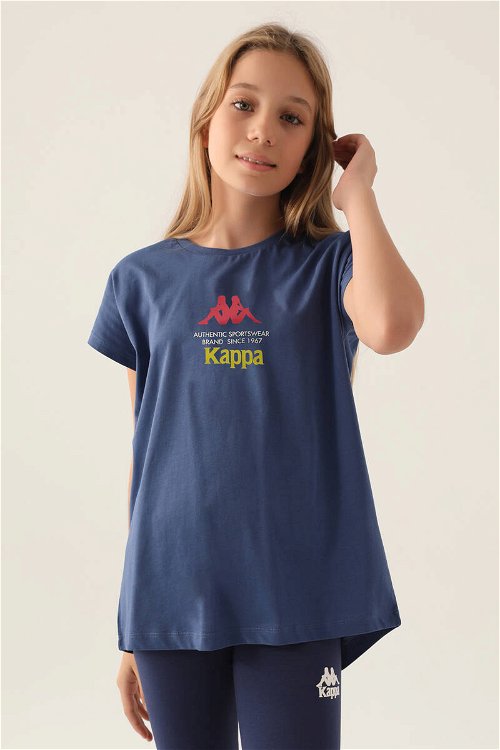 Kappa Authentic Lacivert Kız Çocuk T-Shirt