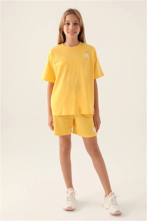 Kappa Basics Sarı Kız Çocuk T-Shirt