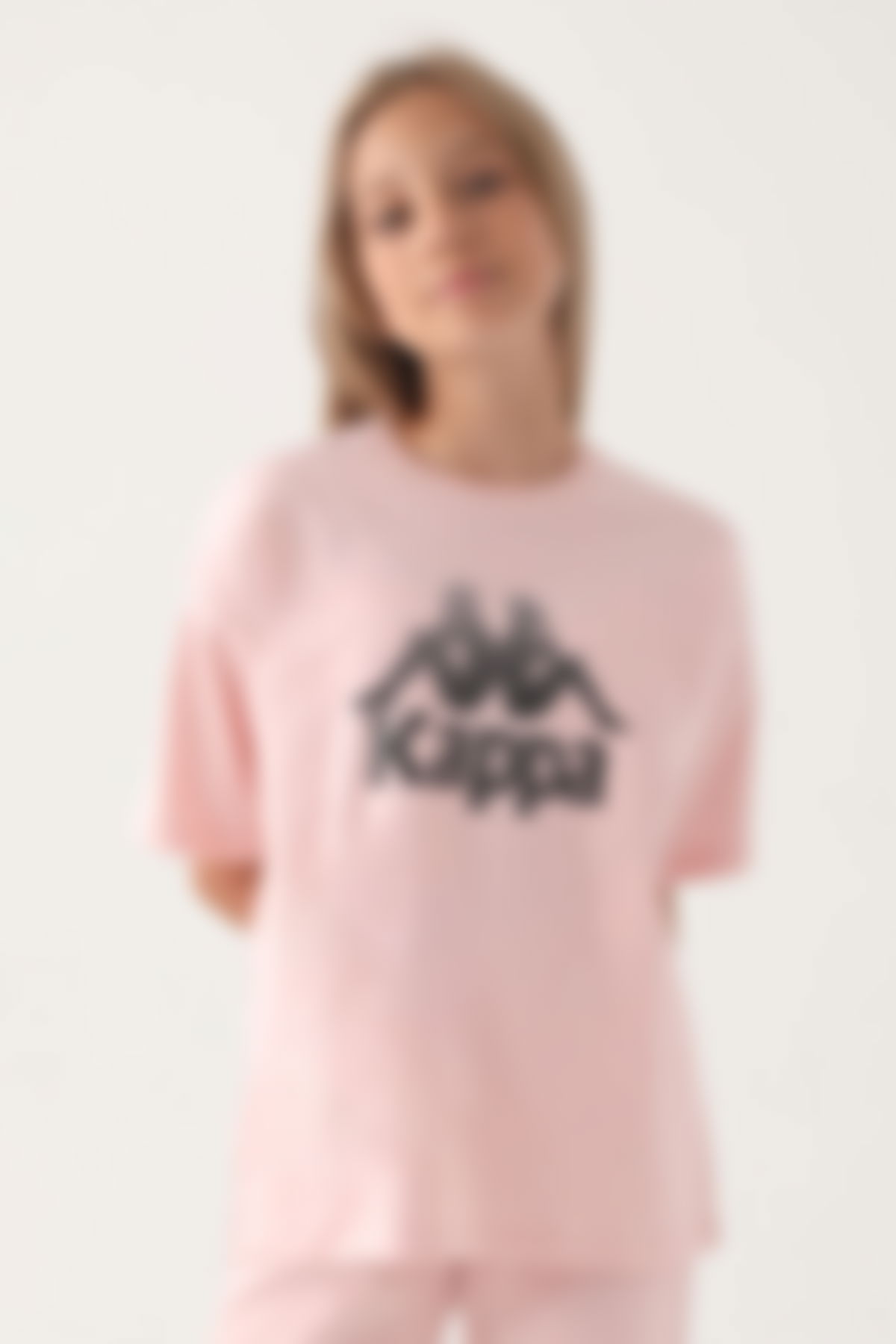 Kappa - Kappa Pudra Baskı Detay Kız Çocuk T-Shirt