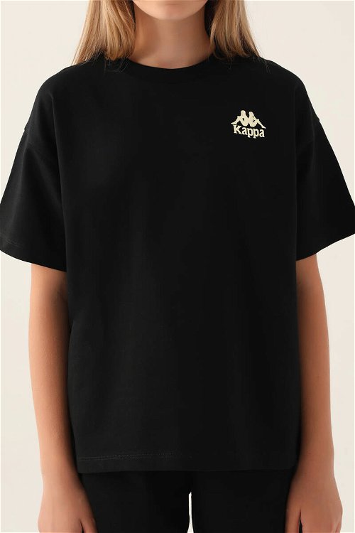 Kappa Basics Siyah Kız Çocuk T-Shirt