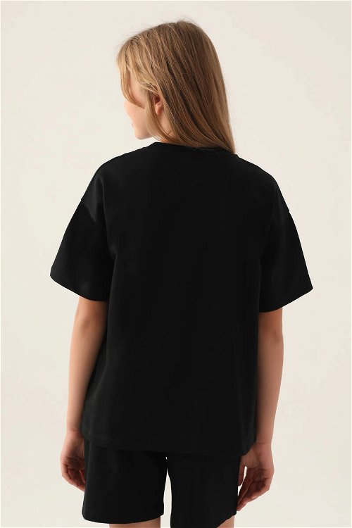 Kappa Basics Siyah Kız Çocuk T-Shirt