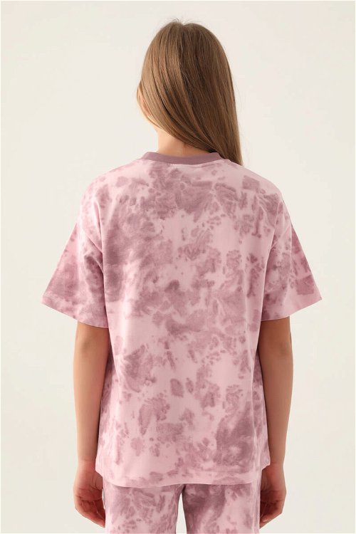 Kappa Painted Toz Pembe Kız Çocuk T-Shirt