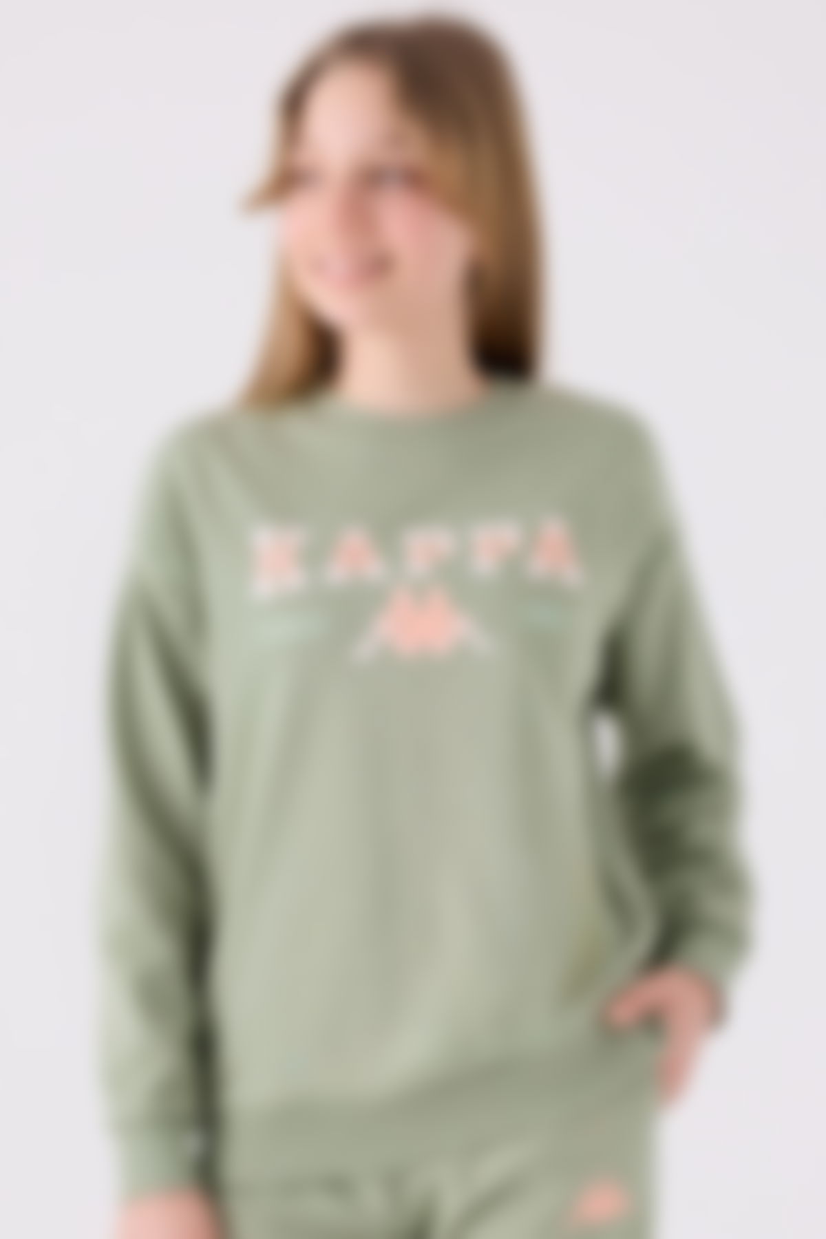 Kappa - Kappa Kız Çocuk Yeşil Sweatshirt