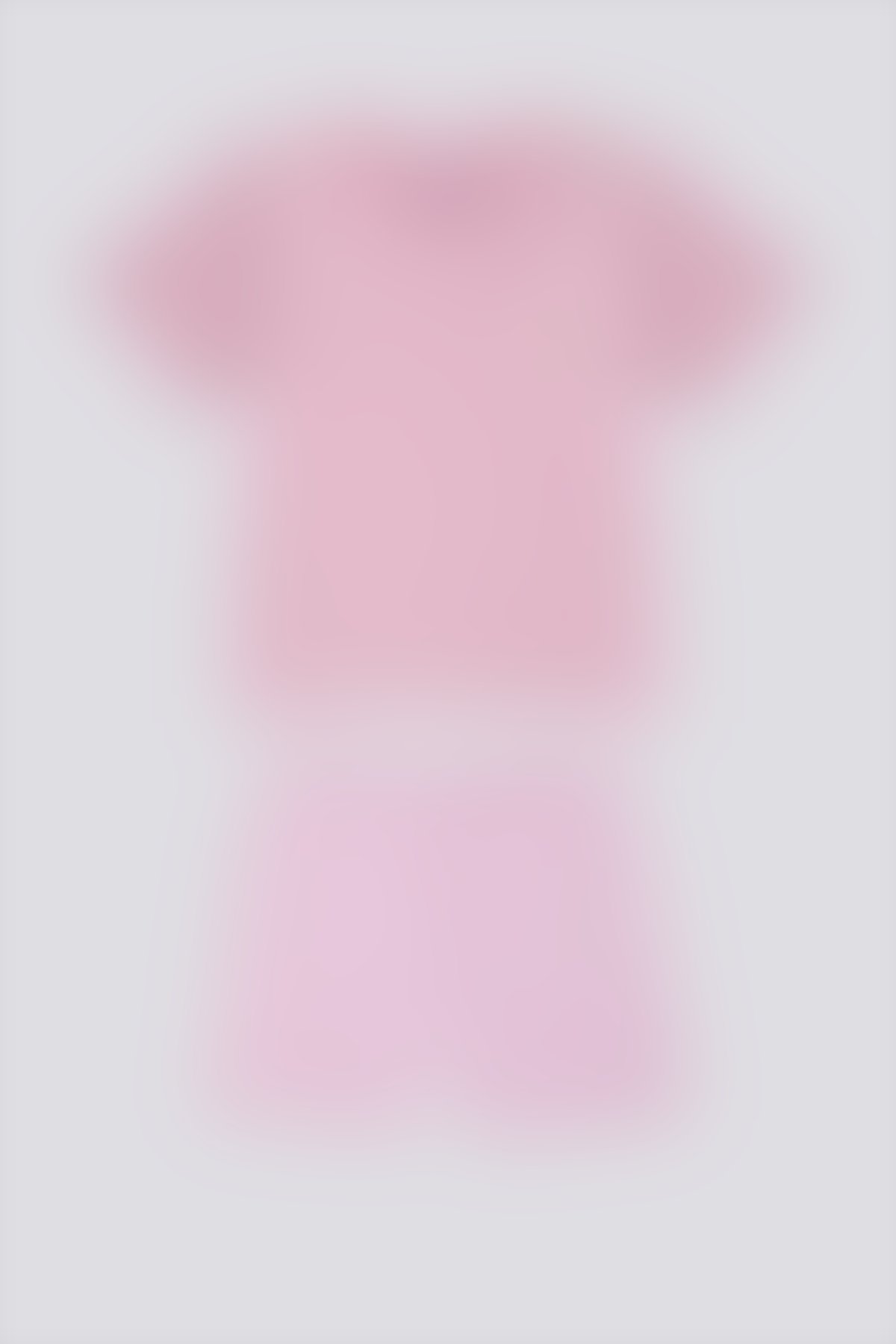 U.S. Polo Assn - U.S. Polo Assn Candy Pink Açık Pembe Bebek Tshirt Takım
