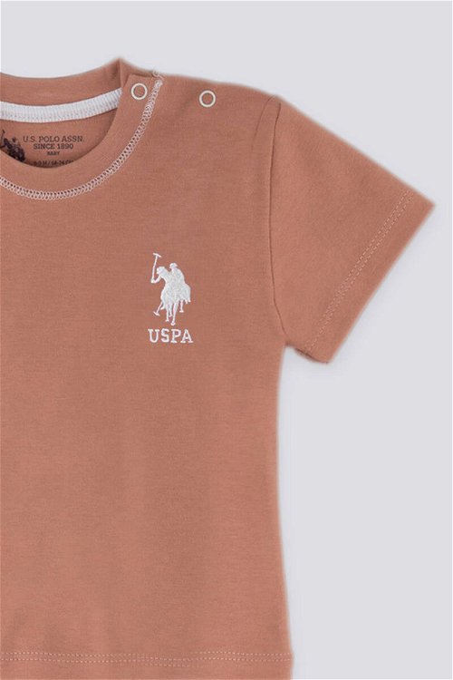 U.S. Polo Assn Shades Of Coffee Kahverengi Bebek Tshirt Takım