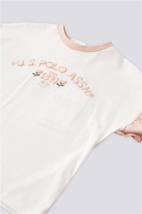 U.S. Polo Assn Lisanslı Since Krem Kız Bebek Takımı