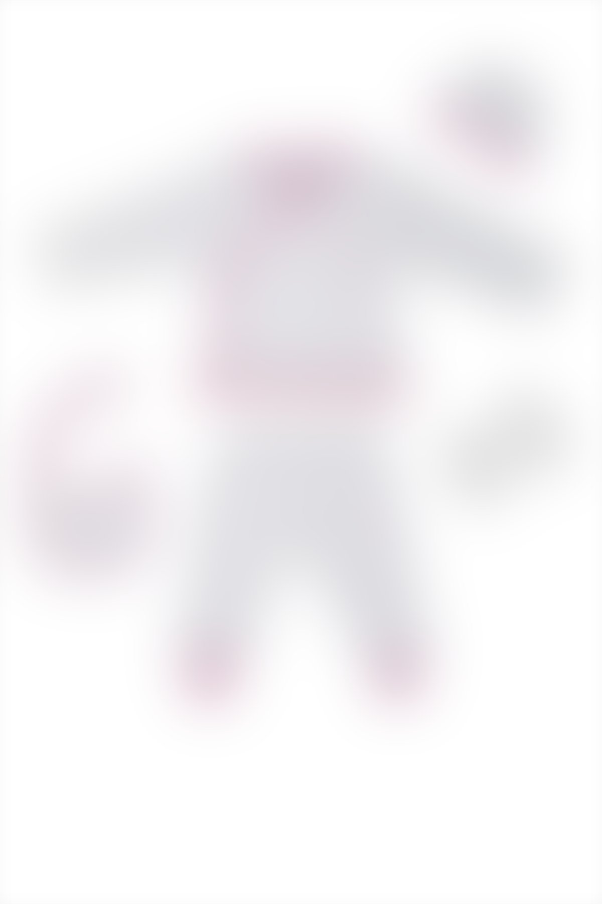 U.S. Polo Assn Bebek - U.S. Polo Assn Sweet Cream Krem Bebek Fırfırlı 5'Lu Hastane Çıkış Seti