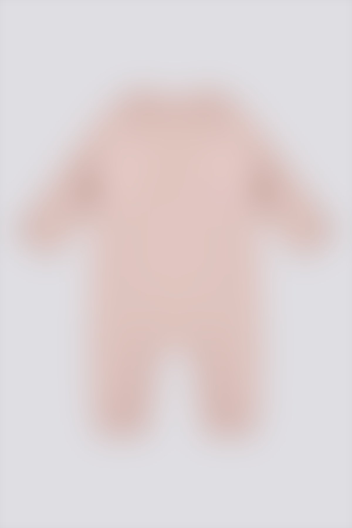 U.S. Polo Assn - U.S. Polo Assn Lisanslı Simple Toz Pembe Kız Bebek Tulum