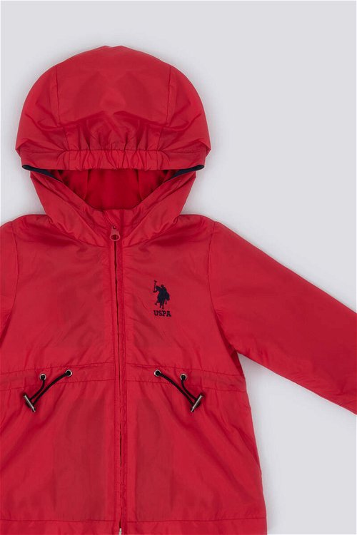 U.S. Polo Assn The Nobility Of Red Kırmızı Kız Bebek Yağmurluk