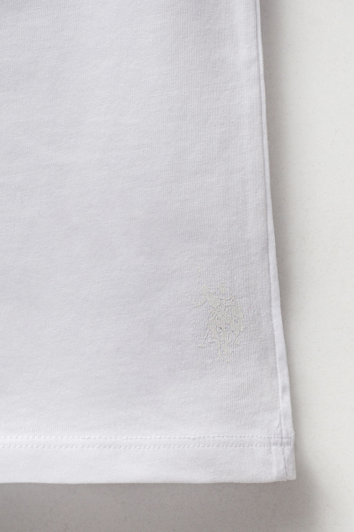 U.S. Polo Assn - U.S. Polo Assn Kız Çocuk Beyaz Atlet (1)