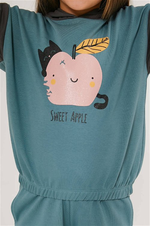 Rolypoly Sweet Apple Mavi Kız Çocuk Eşofman Takımı