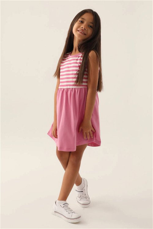 U.S. Polo Assn Lisanslı Dress Mor Kız Çocuk Gecelik