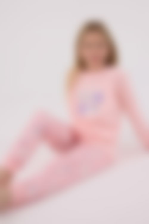 Rolypoly - Rolypoly Kız Çocuk Pembe Pijama Takımı