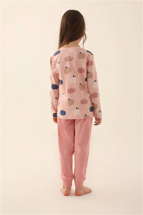 Rolypoly Magical Pembe Kız Çocuk Uzun Kol Pijama Takım
