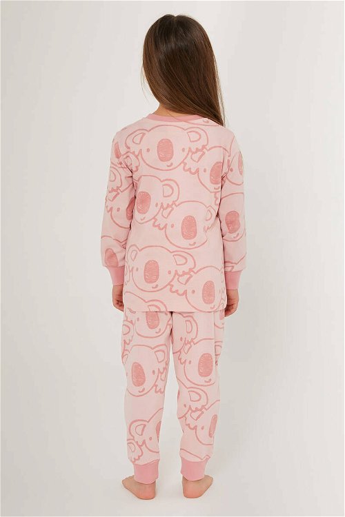 Rolypoly Sweet Coala Pembe Kız Çocuk Uzun Kol Pijama Takım