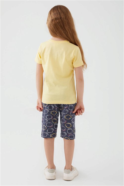 Rolypoly Wormy Apple Sarı Kız Çocuk Kapri Takım