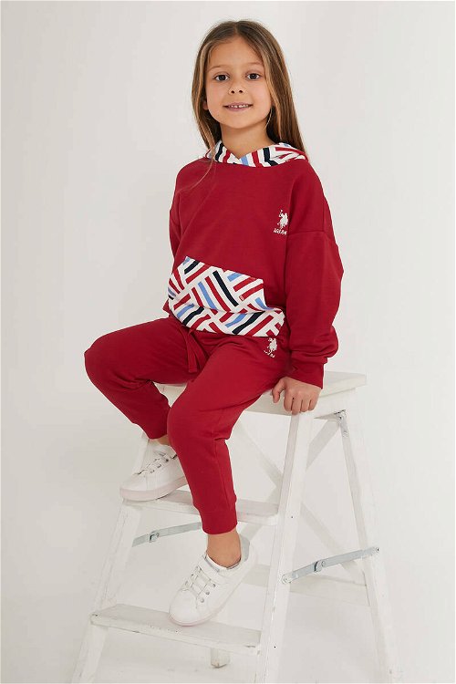 U.S. Polo Assn Beauty Kırmızı Kız Çocuk Eşofman Takımı