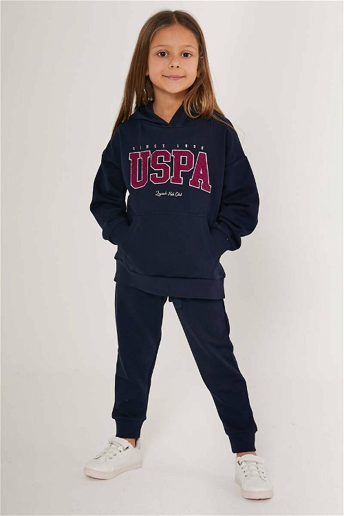 U.S. Polo Assn Legend Polo Club Lacivert Kız Çocuk Eşofman Takımı