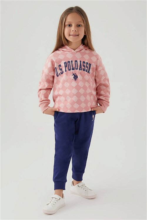 U.S. Polo Assn Candy Sweet Girl Pembe Kız Çocuk Eşofman Takımı