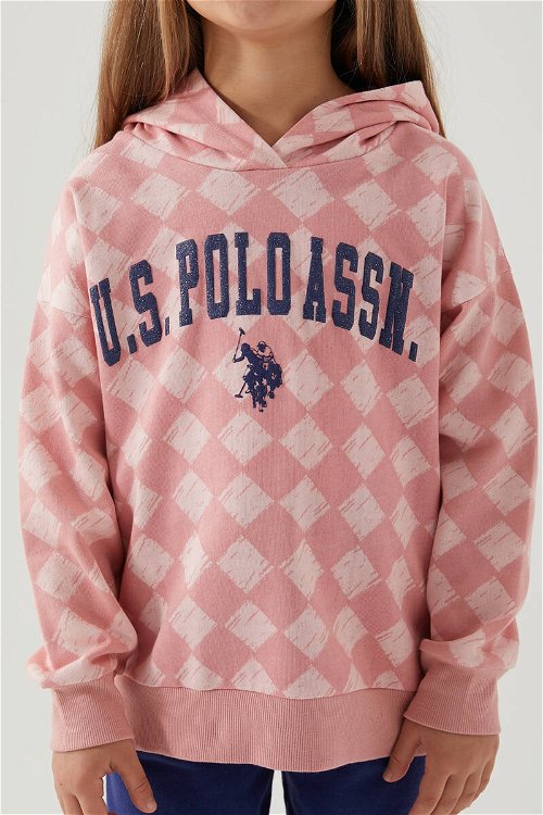 U.S. Polo Assn Candy Sweet Girl Pembe Kız Çocuk Eşofman Takımı