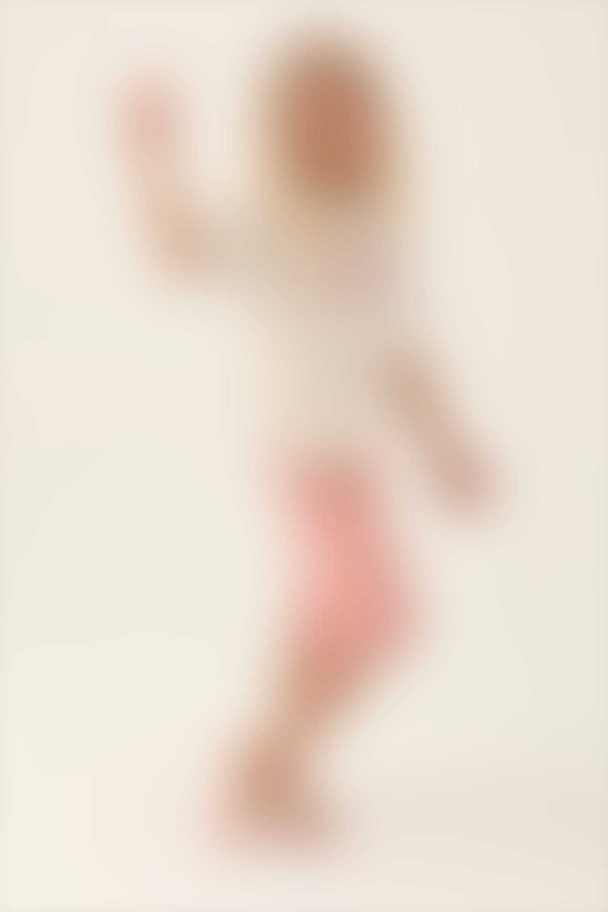 U.S. Polo Assn - U.S. Polo Assn Lisanslı Flower Printed Bej Kız Çocuk Kapri Takım