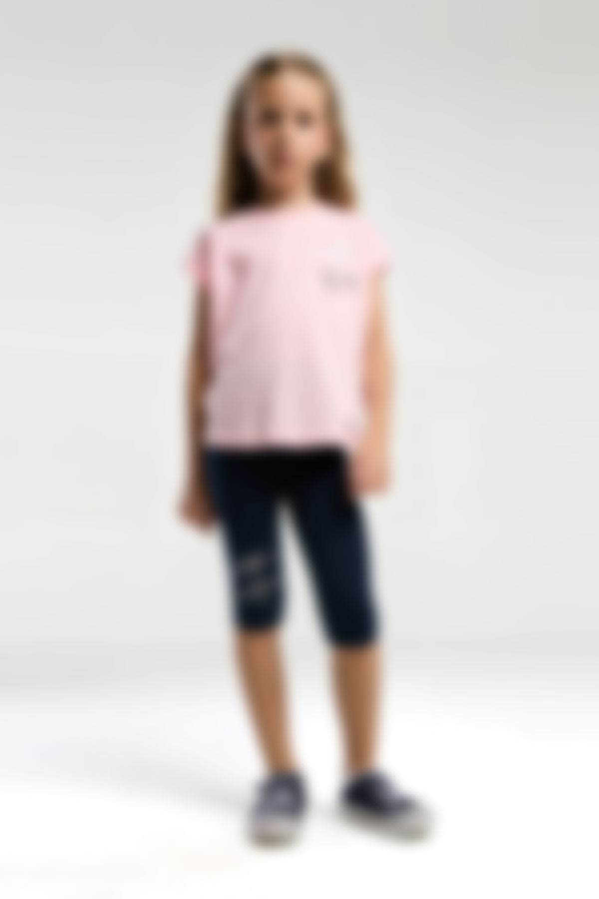 U.S. Polo Assn - U.S. Polo Assn. Kız Çocuk Pembe Tayt Takım