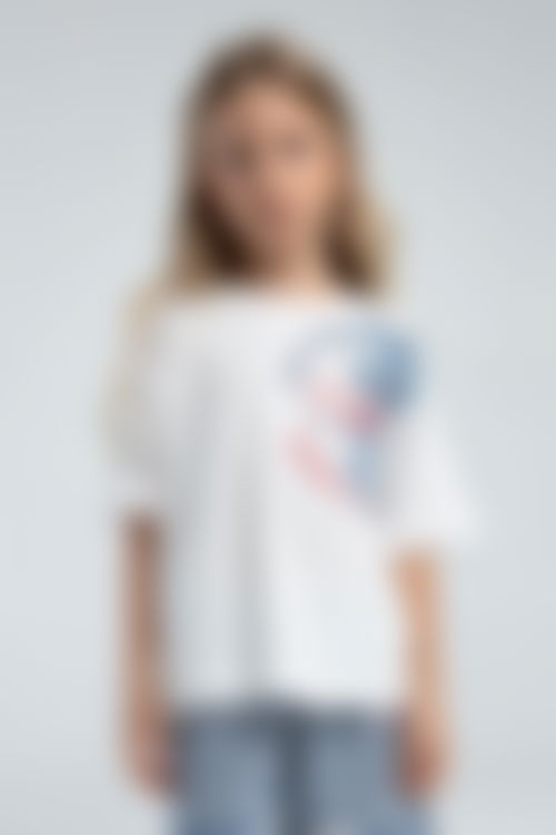 U.S. Polo Assn - U.S. Polo Assn. Kız Çocuk Beyaz Şort Takım