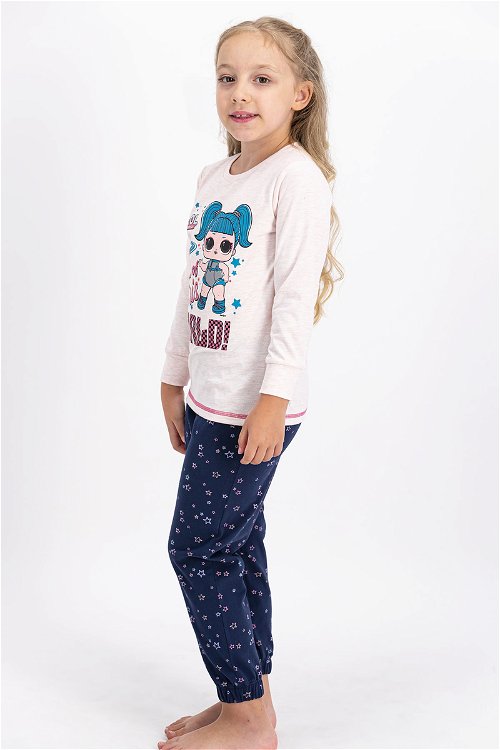 Lol Lisanslı Pembemelanj Kız Çocuk Pijama Takımı