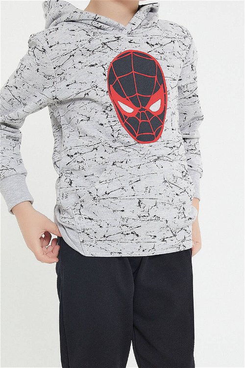 Marvel Comics Spider Man GriMelanj Erkek Çocuk Eşofman Takım