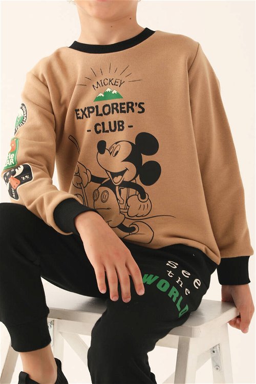 Mickey Mouse Vizon Erkek Çocuk Eşofman Takımı