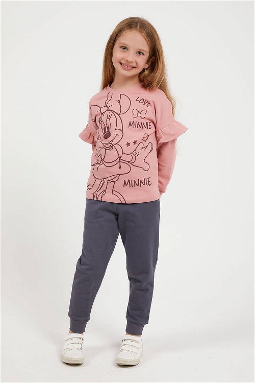 Minnie Mouse Lisanslı Pembe Kız ÇocukEşofman Takım